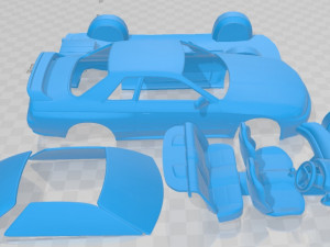 nissan skyline r32 gt-r coupe 1989 printable car 3D Baskı Modeli