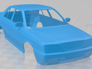 lancia dedra 1989 printable body car Modelo de Impressão 3D