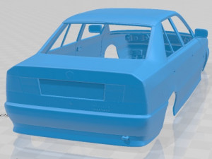 lancia dedra 1989 printable body car Modelo de Impressão 3D