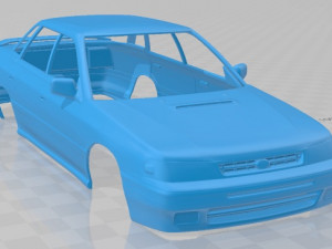 subaru legacy 1989 printable body car Model Cetak 3D