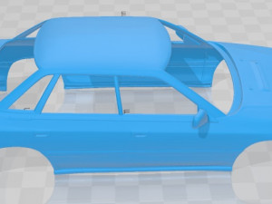 subaru legacy 1989 printable body car Model Cetak 3D