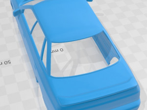 subaru legacy 1989 printable body car Model Cetak 3D