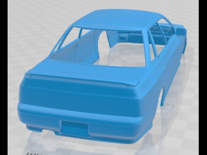 subaru legacy 1989 printable body car Model Cetak 3D