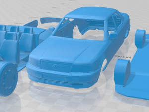 lexus ls 1989 printable car 3D-Druckmodell
