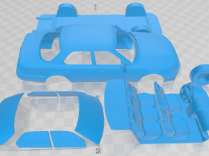 lexus ls 1989 printable car Modelo de impresión 3D
