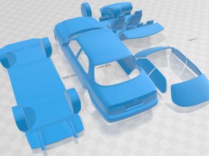 lexus ls 1989 printable car Modelo de impresión 3D