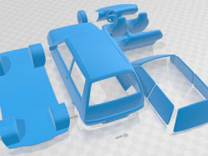 lada oka 1111 1989 printable car 3D Print Model