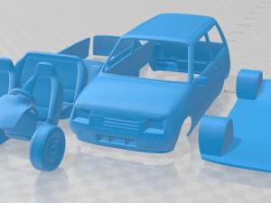 lada oka 1111 1989 carro para imprimir Modelo de Impressão 3D