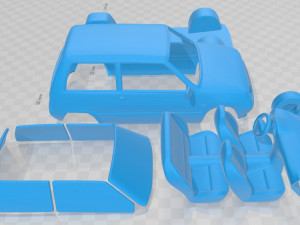 lada oka 1111 1989 printable car 3D Print Model