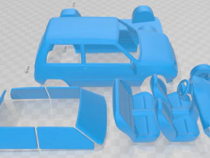 lada oka 1111 1989 printable car 3D Print Model