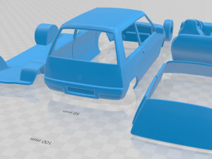 lada oka 1111 1989 printable car 3D Print Model