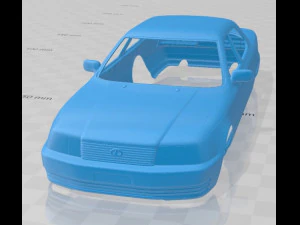 lexus ls 400 1990 printable body car 3D Print Model