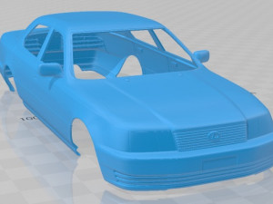 lexus ls 400 1990 printable body car Modelo de impresión 3D
