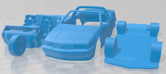 chevrolet beretta indy 500 1990 printable car Modelo de impresión 3D .c4d .max .obj .3ds .fbx .stl .blend 