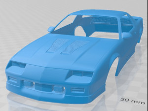 chevrolet camaro iroc - z 1990 printable body car 3Dプリントモデル