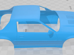 chevrolet camaro iroc - z 1990 printable body car Modèles 3D en vedette
