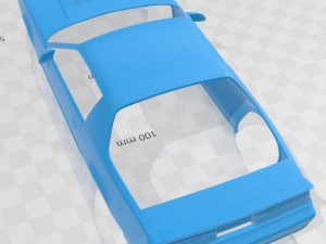 chevrolet camaro iroc - z 1990 printable body car Modèles 3D en vedette