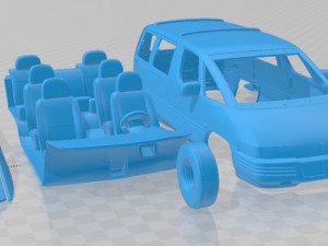 pontiac trans sport 1990 printable car Modello di stampa 3D