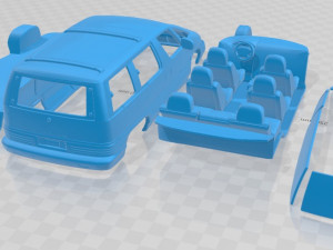 pontiac trans sport 1990 printable car Modello di stampa 3D