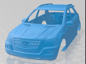 mercedes benz ml 500 printable body car 3D Print Model