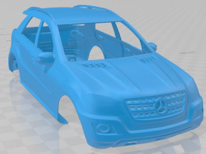 mercedes benz ml 500 printable body car Modelo de impresión 3D