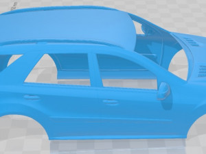 mercedes benz ml 500 printable body car Modelo de impresión 3D