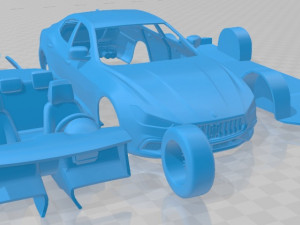 maserati ghibli hybrid 2021 printable car 3D 打印模型