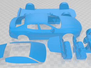 maserati ghibli hybrid 2021 printable car 3D 打印模型