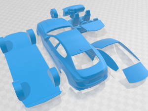 maserati ghibli hybrid 2021 printable car 3D 打印模型