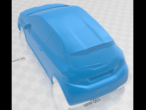 peugeot 208 gti 2013 printable body car 3D 프린트 모델