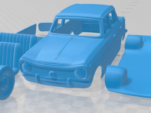standard gazel 1971 printable car 3D Print Model