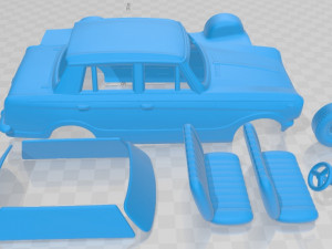 standard gazel 1971 printable car 3D Принт Модель