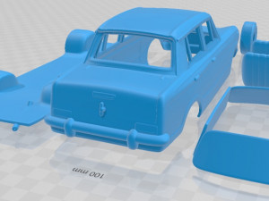 standard gazel 1971 printable car 3D Принт Модель