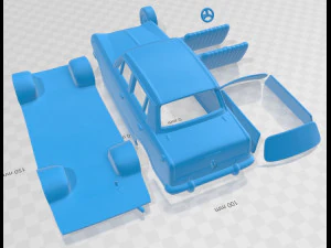 standard gazel 1971 printable car 3D Print Model