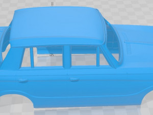 standard gazel 1971 printable body car 3D Принт Модель