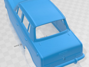 standard gazel 1971 printable body car 3D Принт Модель