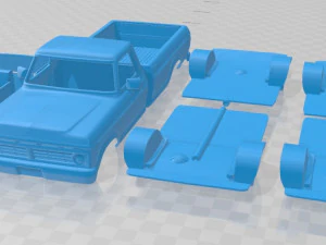 f 150 1973 printable car 3D Print Model
