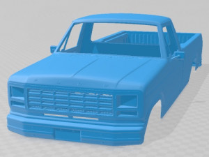 f 150 ranger 1980 printable body car 3D 프린트 모델