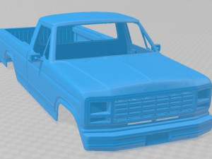 f 150 ranger 1980 printable body car Model do druku 3D