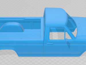 f 150 ranger 1980 printable body car Model do druku 3D