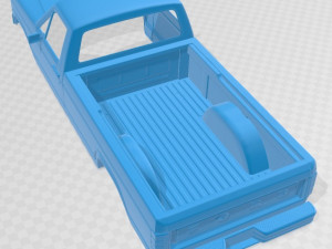 f 150 ranger 1980 printable body car Model do druku 3D