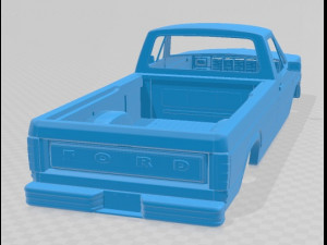 f 150 ranger 1980 printable body car Model do druku 3D