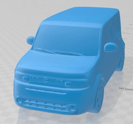 Nissan cube 2010 printable car 3D Print Model .c4d .max .obj .3ds .fbx .stl .blend
