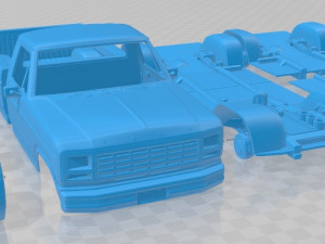 F 150 Ranger 1980 Printable Car 3D Baskı Modeli
