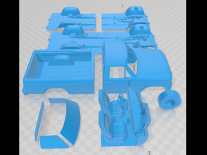 F 150 Ranger 1980 Printable Car 3D Baskı Modeli