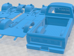 F 150 Ranger 1980 Printable Car 3D Baskı Modeli