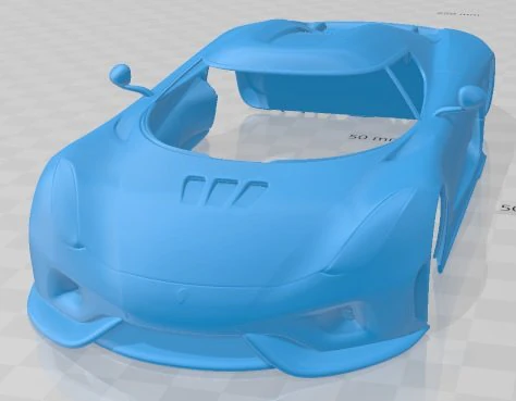 Koenigsegg Regera 2017 Printable Body Car 3D Print Model .c4d .max .obj .3ds .fbx .stl .blend