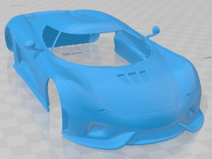 Koenigsegg Regera 2017 Printable Body Car 3D Принт Модель