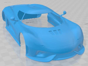 Koenigsegg Regera 2017 Printable Body Car 3D Print Model