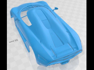 Koenigsegg Regera 2017 Printable Body Car 3D Print Model
